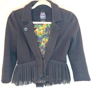 ALMOST NEW Free People Ruffled Jacket